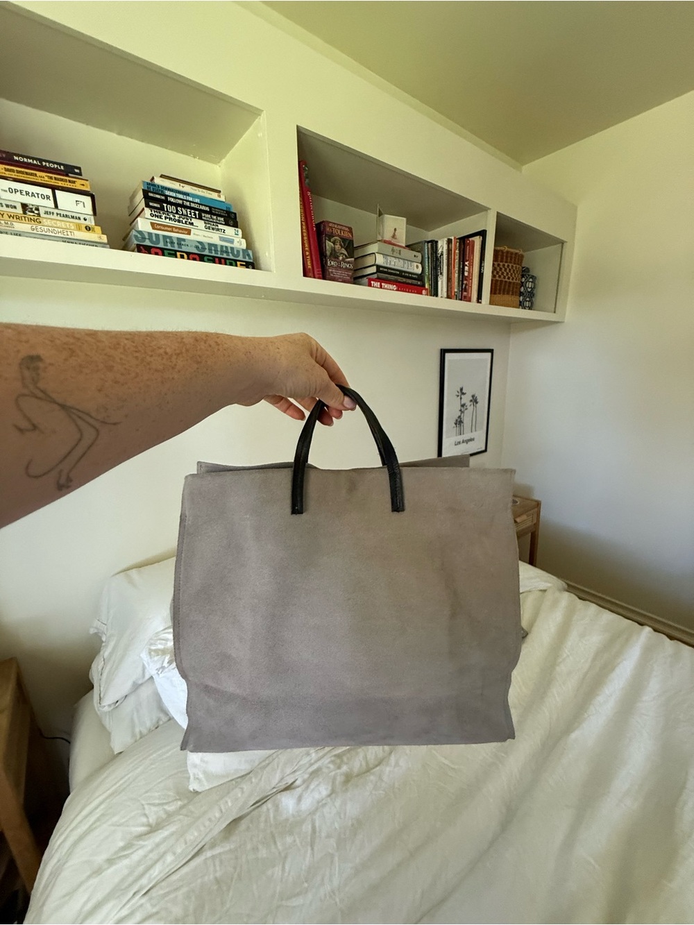 Clare V. Simple Tote- Taupe